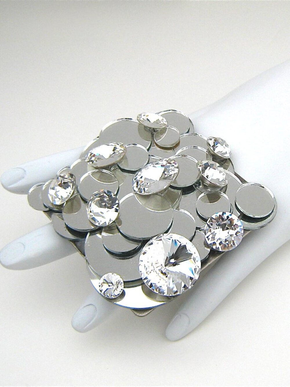 GASOLINE GLAMOUR SQUARE VANITY RING🪞🪩💎